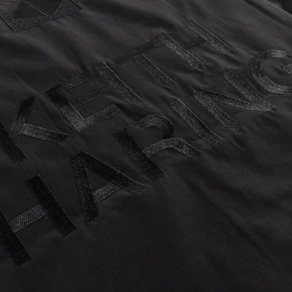 Shoe Palace x Keith Haring Pyramid Coach Mens Lifestyle Black Red Jacket 2XL - Picture 10 of 13